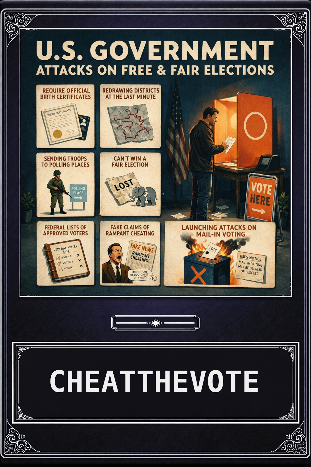steal the election, we can't win it fairly