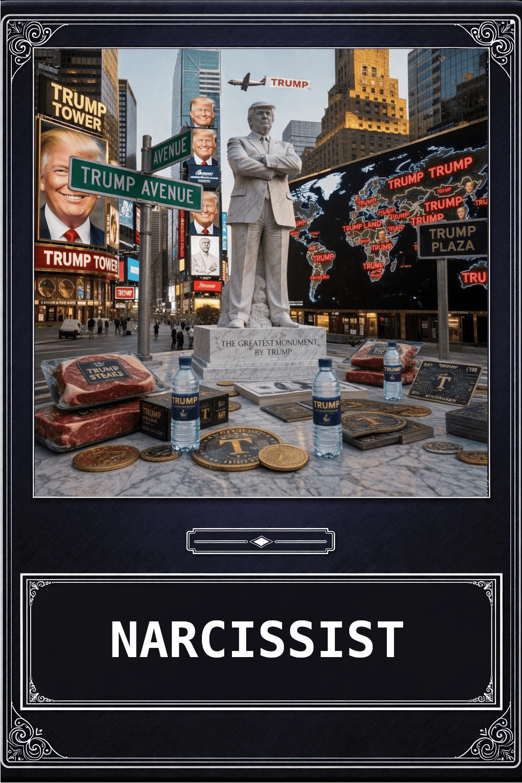 demeneted narcissist fuck